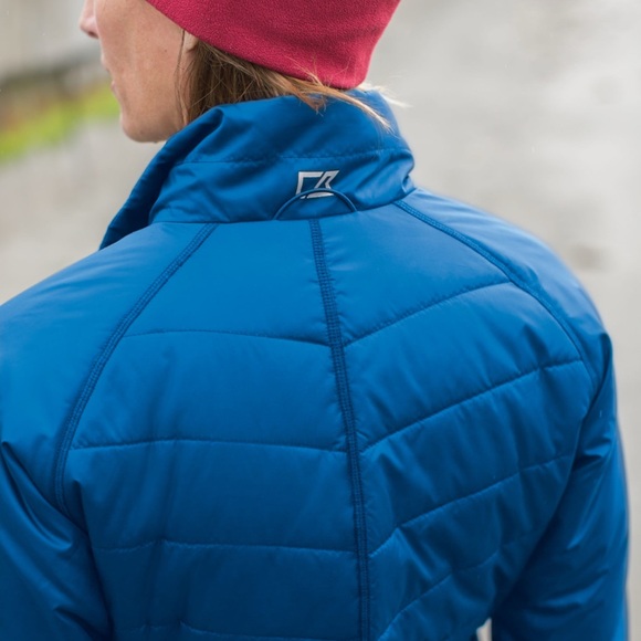 Cutter & Buck Barlow Pass Ladies Puffer Jacket size M Digital Blue - Picture 2 of 12